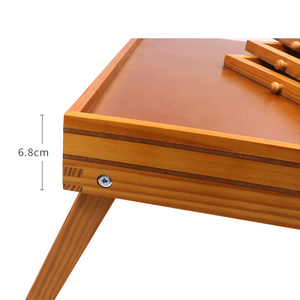 Superficie antiscivolo liscio in legno giocattoli per bambini in legno Puzzle Puzzle tavolo da tavolo con 4 cassetti - Product Image 6