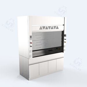 Dễ dàng làm sạch <span class=keywords><strong>Micro</strong></span> phòng thí nghiệm thiết bị thông gió tủ thép không gỉ fume hood cho phòng thí nghiệm hóa chất fume khai thác - Product Image 2