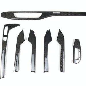 Consola Central de Fibra de Carbono para Audi <span class=keywords><strong>A4</strong></span> A5 S4 S5 B9, Panel de Instrumentos, Palanca de Cambios 2018 2019 2020 2021 <span class=keywords><strong>2022</strong></span> - Product Image 1