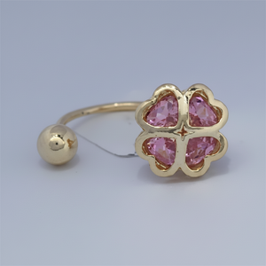 Graziosi orecchini alla moda in ottone e rame con zircone e diamanti Design geometrico religioso per feste e regali - Product Image 1