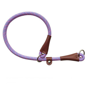 Tùy chỉnh phản quang Nylon chó đào tạo cổ áo phong cách đơn giản trượt cổ áo với cá nhân không kéo P cổ áo trượt Stopper - Product Image 5