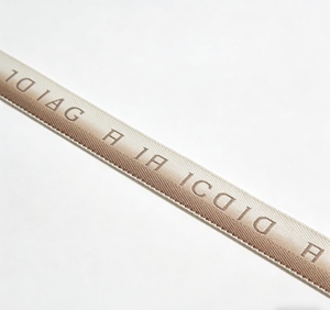 Winter Warm Durable 100% Polyester Jacquard Ribbon with Gradient Herringbone Letter Print Minimalist Elegant Design <strong>MJ</strong> Brand - Product Image 6