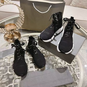Zapatos de calcetín con cordones de diseñador para hombre, <span class=keywords><strong>zapatillas</strong></span> de deporte altas de lujo Unisex, <span class=keywords><strong>zapatillas</strong></span> de deporte al por mayor de punto de <span class=keywords><strong>marca</strong></span> de moda, malla suave para <span class=keywords><strong>mujer</strong></span> - Product Image 6