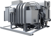 Refroidisseur/chauffage à absorption LiBr de type gaz de combustion/vapeur, refroidisseur à absorption à combustion directe