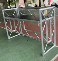 Table de DJ en structure aluminium, stand de DJ en structure aluminium pour événements, mariages et fêtes