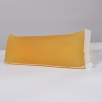 Colle adhésive thermofusible de bloc transparent jaune PSA pour étiquette en papier permanente et étiquette de prix