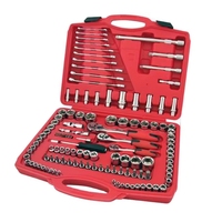 Deko — boîte à outils à main, Kit complet de 120 pièces, avec clé à douille, 1/4 ", 3/8" et 1/2 ", pour la maison