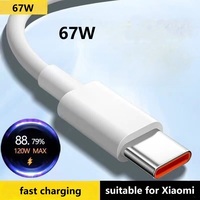Kabel Data Tipe C pengisian daya cepat, kabel Usb Tipe C tahan lama 1M 2M Tipe C untuk ponsel 67W
