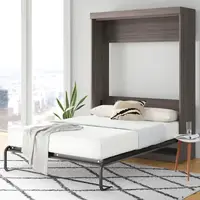 European and American Style Queen Size Wall Murphy Bed