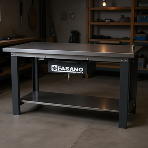 Fasano Tools Workbench Steel Top 60 In X 30 In With <b>Drawer</b> And Shelf For <b>Workshop</b> Use - Product Image 3