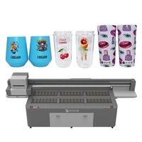 CF-2510 professionnel bouteille en verre tasse Led UV numérique Machines d'impression grand Format 2510 cylindre 3D UV imprimante pour mug canettes