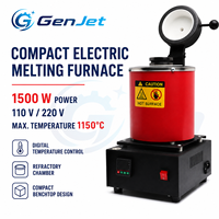 Four à arc électrique numérique pour la fusion de l'or, capacité 200 kg/h, avec creuset en graphite, machine de fusion de métaux pour l'or et l'argent