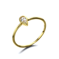 Anillo de rubí de Gypsophila con gema de oro sólido de 9K, joyería personalizada de 14K y 18K