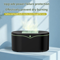 Diffuseur d'huiles essentielles à flamme aromatique ultrasonique 3D personnalisé en gros, humidificateur d'air parfumé pour la maison, bureau, USB, chambre, yoga