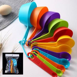 BPA Free and Dishwasher Safe Plastic <b>Measuring</b> Cups and <b>Spoons</b> Set Dry <b>Measuring</b> Cups Set with Spout and Leveler - Product Image 6