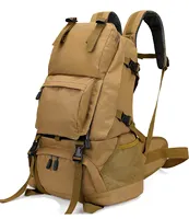 Toptan özel Logo açık spor seyahat sırt çantası 40L yürüyüş sırt çantası ile su geçirmez yağmur kılıfı erkekler kadınlar için