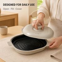 Plat à pâtisserie et moule à tarte carrés en alliage d'aluminium, écologiques, antiadhésifs et compatibles micro-ondes, pour une cuisson polyvalente et un usage quotidien en cuisine