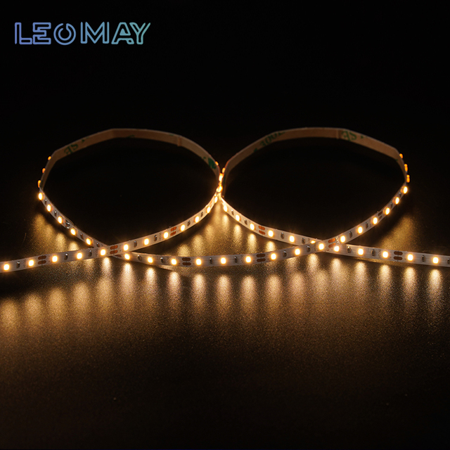 High Luminous Efficiency 120LED/M 12V Smart LED Strip Light SMD2216 LEOMAY 2700-6000K Color Temp 5-Year Warranty