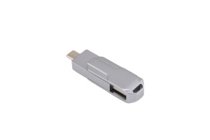 Unità di Archiviazione Portatile USB 2.0 ad Alta Velocità a Doppia Porta <span class=keywords><strong>OTG</strong></span>, Compatibile con <span class=keywords><strong>iPhone</strong></span>, Android e Computer, Realizzata in Lega di Zinco - Product Image 2
