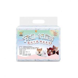 Couche jetable premium pour animaux de compagnie, ultra-absorbante, ultra-épaisse, douce et confortable, résistante aux fuites, facile à utiliser, pour chiens et chats - Product Image 1