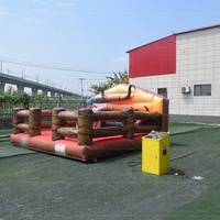 Taureau mécanique gonflable commercial en PVC pour parc d'attractions, jeu de rodéo pour la location événementielle