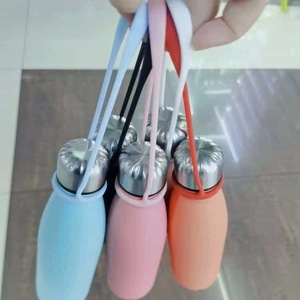 <b>Double</b> <b>Wall</b> Vacuum Insulated Stainless Steel Straight Cup Water Bottle Handle Leakproof Portable Sports Flask Outdoor Custom - Product Image 6