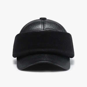 Gorros de Invierno para Hombres Mayores y Adultos de Mediana Edad, Gorros Cálidos de PVC con Protección para las Orejas, Gorros de Pico de Pato para Abuelos - Product Image 6