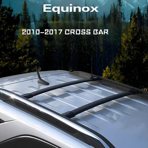 Barres transversales de toit de voiture JOESHIER en alliage d'aluminium 100 kg+ avec rails porte-bagages, installation facile pour Chevrolet Equinox 2010-2017 - Product Image 6