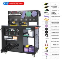 Ponceuse pneumatique sans poussière pour voitures, pulvérisateur de peinture sous vide, machine à polir la peinture, ponceuse à air 1200W CN