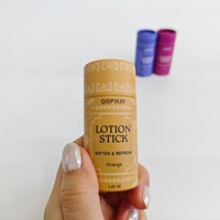 Tubes en carton de papier kraft à cylindre solide d'huile corporelle biodégradable personnalisés Bâton déodorant Emballage Carton de papier de protection solaire
