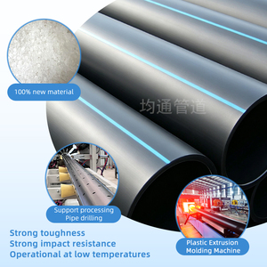 Tubo in HDPE SDR17 per <span class=keywords><strong>Irrigazione</strong></span> Agricola a Goccia, Grande Diametro, Perforato, da Fabbrica, DE110 DE300 - Product Image 3