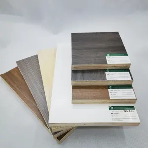 12mm 15mm Melamine 18mm Plywood Light Gray Melamine Sheet Melamine Faced Plywood for Furniture