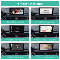 Decodificador inalámbrico Carplay Android Auto interfaz Q5H para Audi Q5 S4 S5 A4 A5 A4L con Autolink AirPlay Youtube función inversa
