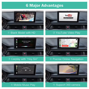 Decodificador inalámbrico Carplay Android Auto interfaz Q5H para Audi Q5 S4 S5 A4 A5 A4L con Autolink AirPlay Youtube función inversa - Product Image 3