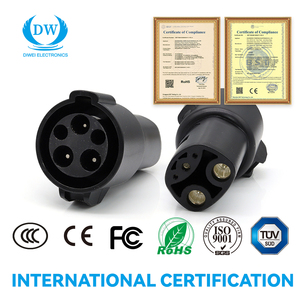 Adaptador de Carga Rápida <span class=keywords><strong>TPC</strong></span> de 80A, Conector Externo para Vehículos Eléctricos con Enchufe Tipo 1 J1772, Convertidor de Cargador AC con Toma Sae J1772 - Product Image 2