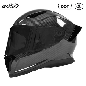 Produits phares : Casque de <span class=keywords><strong>moto</strong></span> intégral en fibre de carbone avec <span class=keywords><strong>masque</strong></span> de protection solaire <span class=keywords><strong>pour</strong></span> le visage, doublure en coton, vente en gros - Product Image 1