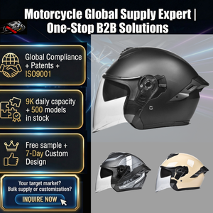 Cascos de Motocicleta Modulares Integrales de Alta Resistencia con Certificación DOT para Carreras Todoterreno, Cascos Deportivos de Protección Universales - Product Image 1