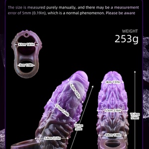 Condón de Silicona SHAZ para Retrasar la Eyaculación, Funda Reutilizable para Pene, Agrandador de Pene, Estimulador Sexual para Parejas, Juguetes Sexuales para Hombres - Product Image 2