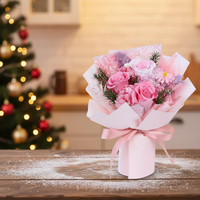 Nouveauté 2026 : Meilleure Vente – Bouquet de Fleurs Éternelles Fait Main Personnalisable, Couleurs Riches, Longue Durée (3-5 Ans) – Idéal Fête des Mères