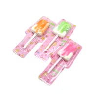 High Quality Halal Mixed Fruit Flavor Ice Cream Shape Lollipop Sweet Hard Candy