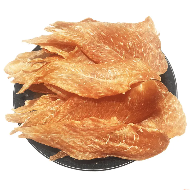 Dried chicken strips without additives Wholesale pure meat pet snacks dog treats