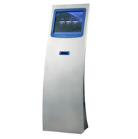 Système de gestion de files d'attente sans fil et filaire DF QP2LCD pour banques et hôpitaux, avec kiosque à tickets et émetteur-récepteur audio, origine Chine