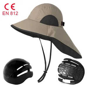 맞춤형 경량 ce en812 sun 플라스틱 쉘 삽입 범프 캡 안전 헬멧 낚시 사이클 모자