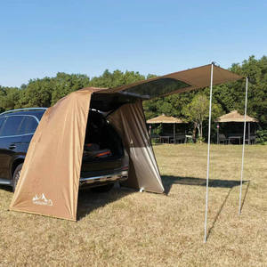 Toldo Trasero para Auto Labuta, para 2 Personas, Color Negro Caqui, Impermeable, Extensión para Maletero de SUV, Toldo de Camping, Protección Solar y contra la Lluvia - Product Image 2
