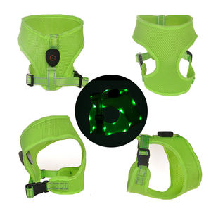 Bestseller Wiederauf ladbare LED <span class=keywords><strong>Pet</strong></span> Dog Harness Kunden spezifisches Logo Light-Up Verstellbare Weste Brust Solid Pattern Top Seller für Haustiere - Product Image 2