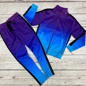 Ensemble pour hommes, vêtements de sport, combinaison de jogging par Sublimation, imprimé avec impression de teinture par nouage, style Oem - Product Image 2