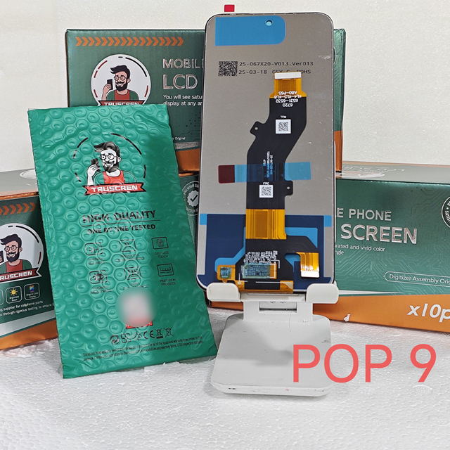 Mobile Phone Lcds for TECNO POP 9 100% Tested Touch Screen B1G BI CI6 Screens Factory Wholesale