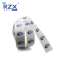 Étiquette NFC personnalisable 13,56 MHz NTAG213 RFID, étiquette imprimée en couleur pour le partage de liens NFC
