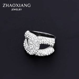 Anillos con Incrustaciones de Circonitas Cúbicas para Mujer, Joyería de Compromiso para Fiestas, Anillo de Dedo de Acero Inoxidable de Alta Calidad - Product Image 4