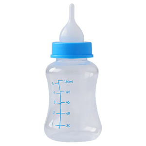 Biberon Portatile da 150ml per Cuccioli e Gattini Neonati, con Tettarella in Silicone, Antigoccia, Resistente al Calore, Leggero, per Animali di Piccola Taglia - Product Image 5